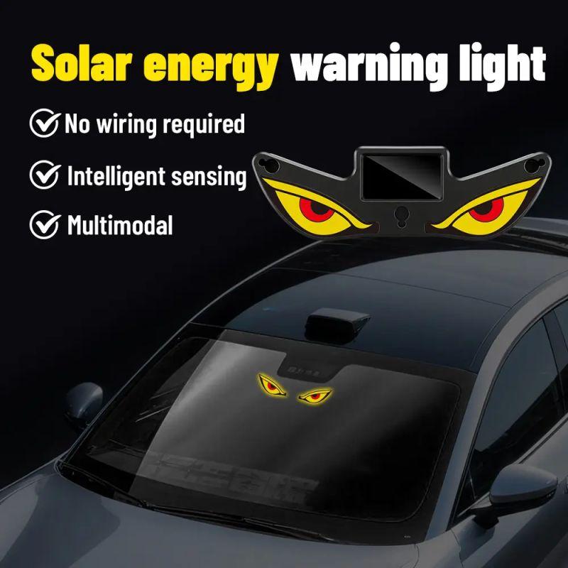 💥LAST DAY 70% OFF-🚗LaozikTM Car Rear Window Dynamic LED Display – Vampire Devil Eye Emoji Panel, Auto Decorative Light