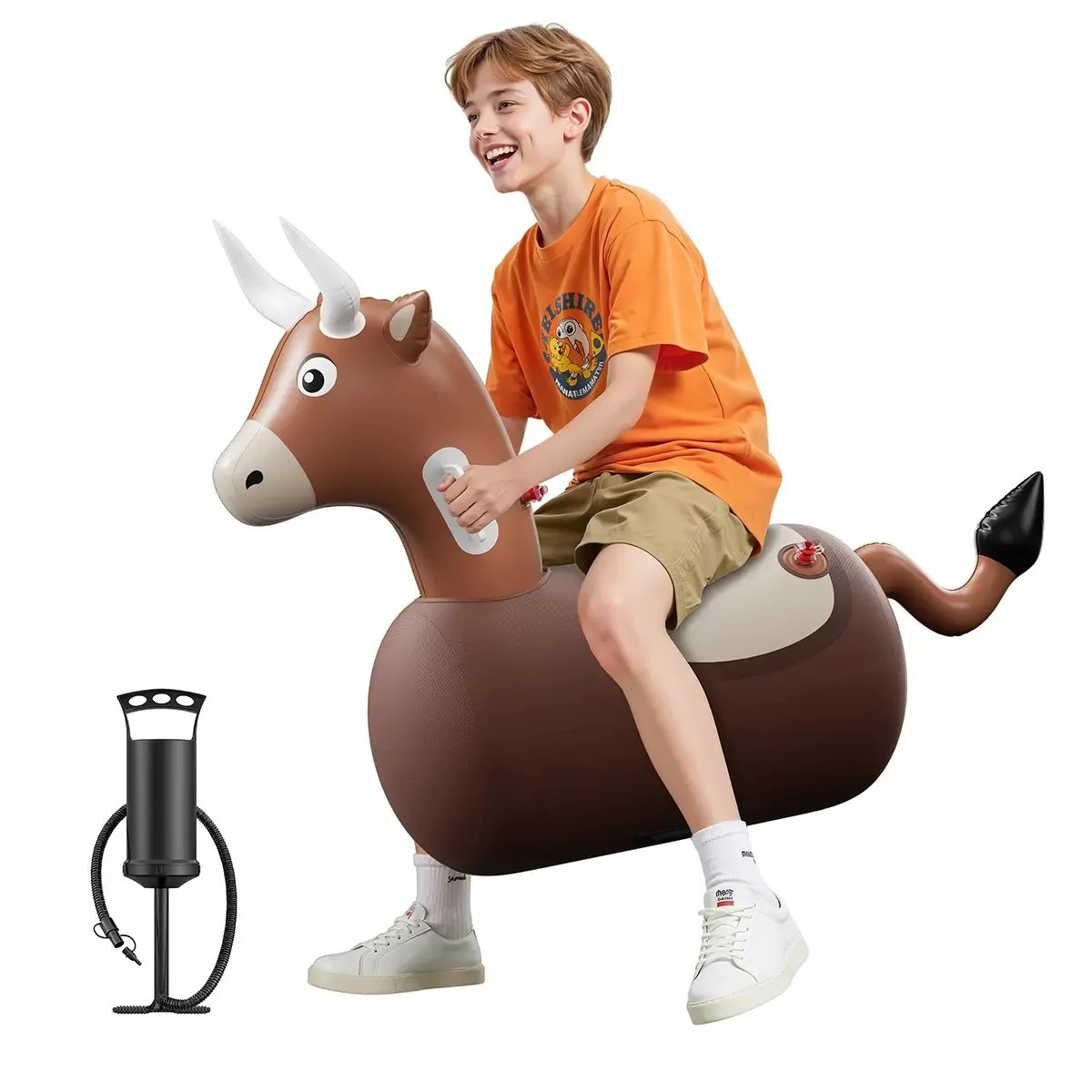 🔥🔥LAST DAY 59% OFF🔥🐂 Kids Bouncing Bull Ride-On Toy