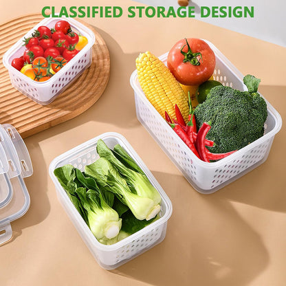🍓🥬Food Storage Containers- Transform Your Messy Fridge into an Organized Oasis! 🧊✨