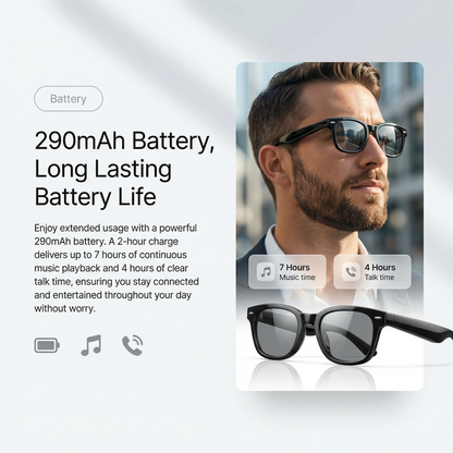 Tobfun Smart AI Camera Glasses