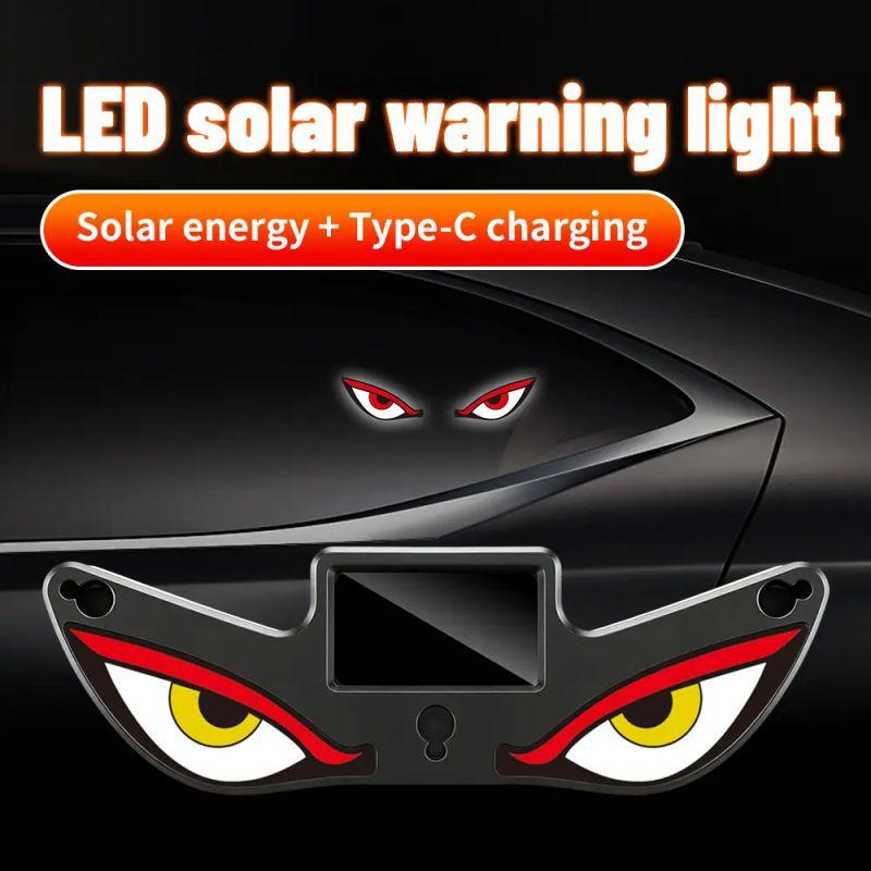 💥💥LAST DAY 70% OFF-🚗LaozikTM Car Rear Window Dynamic LED Display – Vampire Devil Eye Emoji Panel, Auto Decorative Light