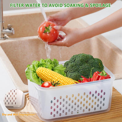 🍓Food Storage Containers- Transform Your Messy Fridge into an Organized Oasis! 🧊✨