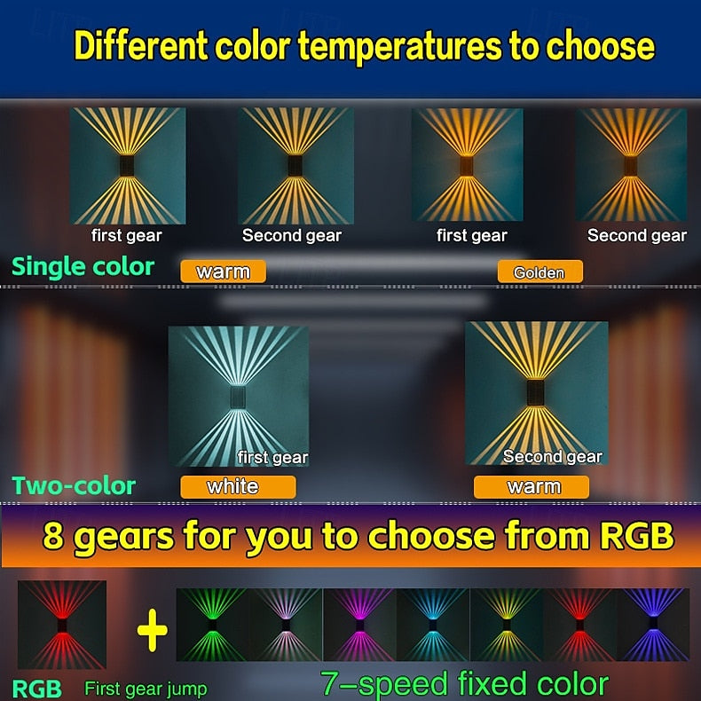 🔥【HOT】- 🎁50% OFF💡Solar Outdoor Dual Wall Lamp🏡