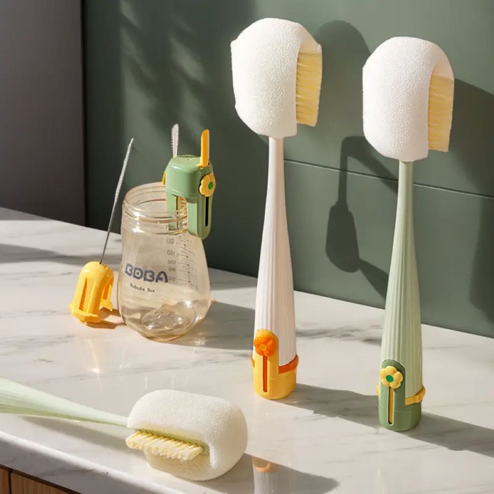 5-in-1 Bottle & Straw Cleaning Brush – Multifunctional Tool for Bottles, Cups, Straws