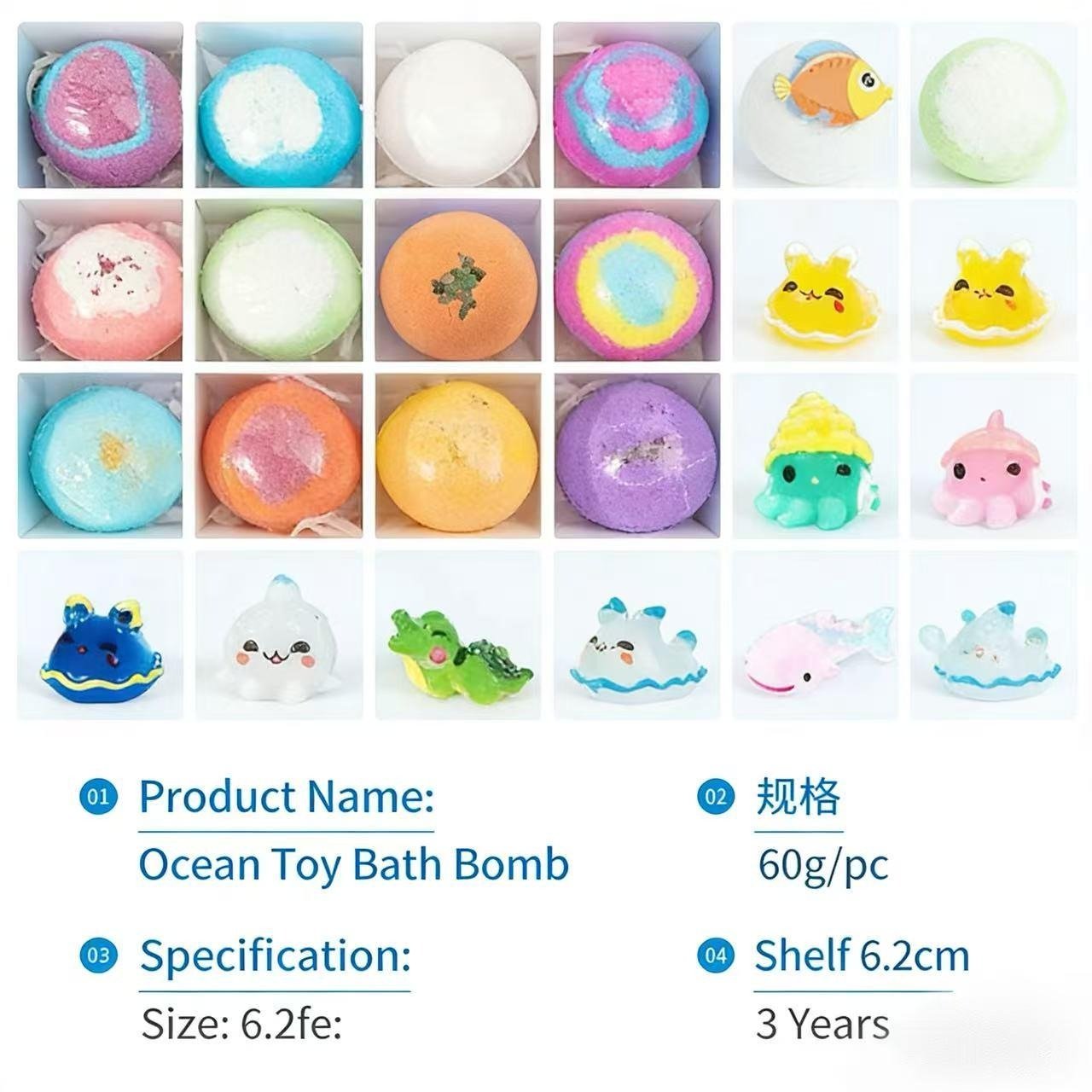🔥LAST DAY 49% OFF - 🛁 Natural Bath Bombs for Kids with Mega Bubbles & Surprise Inside 🥚✨ Same as in the video