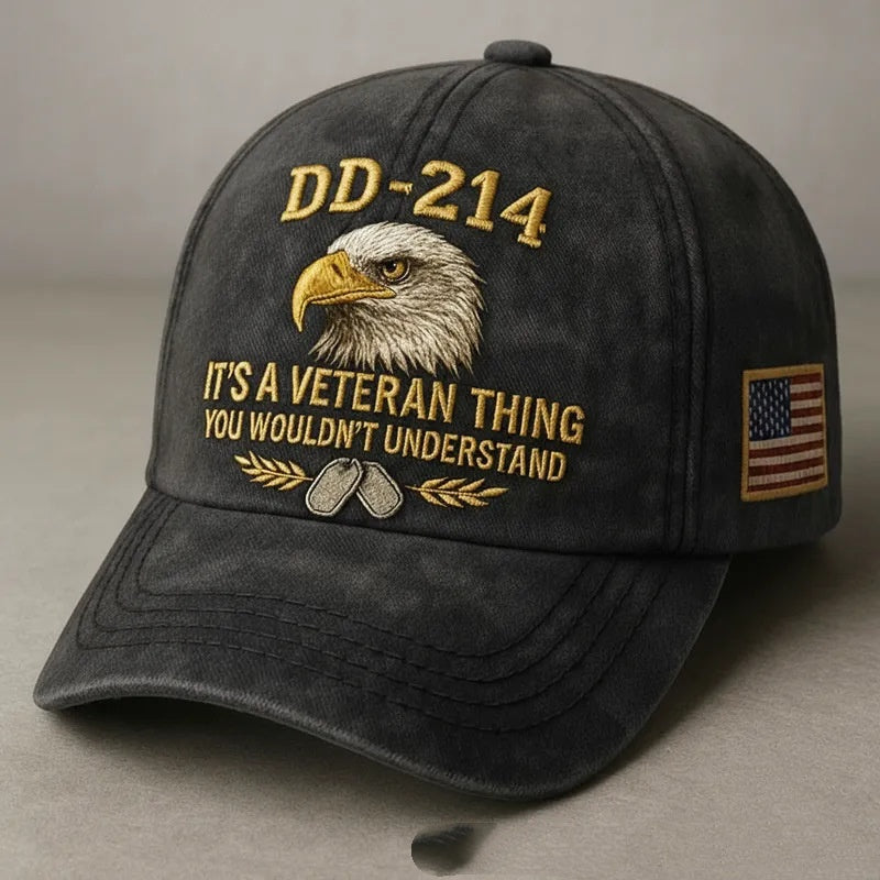VETERAN EMBROIDERED CAP