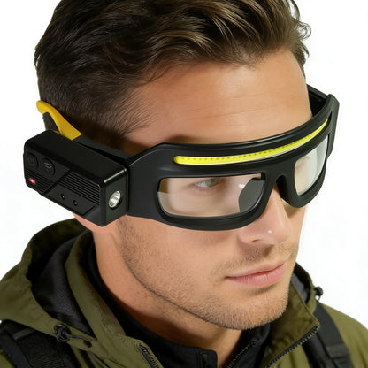 LED Rechargeable Headlight Glasses