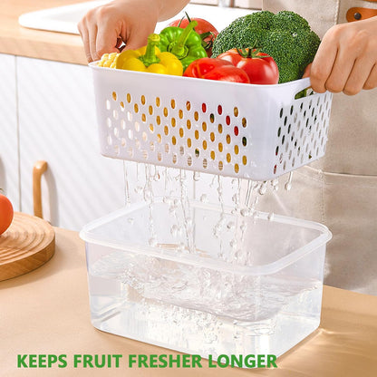 🍓🥬Food Storage Containers- Transform Your Messy Fridge into an Organized Oasis! 🧊✨