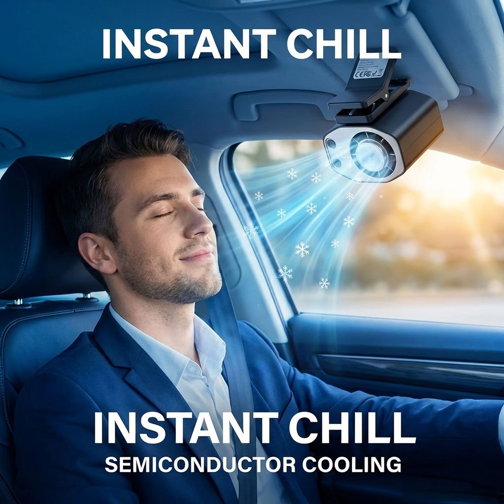 2026 IceBreezeTM 360° Pro - The Ultimate Car & Stroller Cooling Fan
