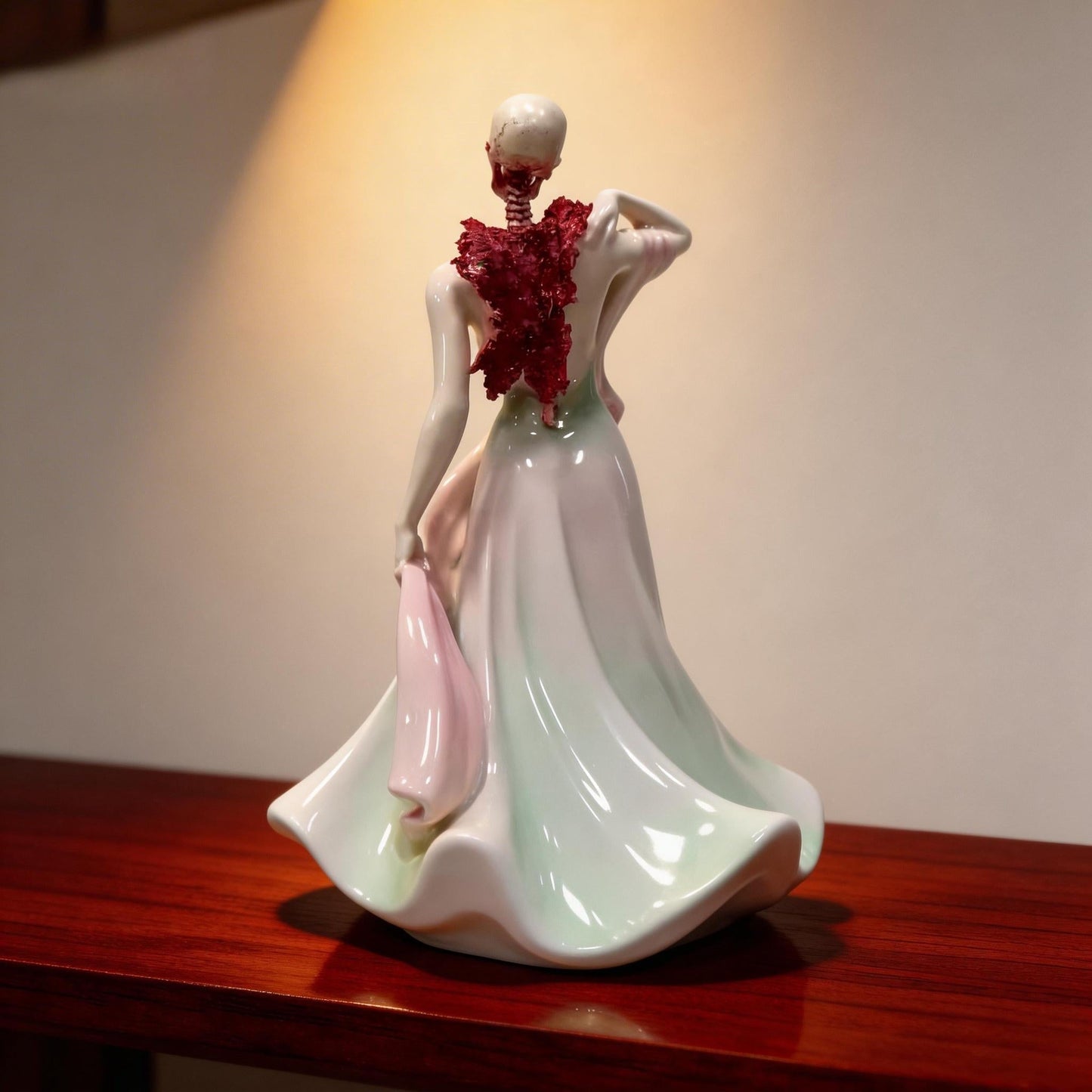 🏺✨Broken Ladies Ceramic Art Figure – Handcrafted Mixed Media Sculpture
