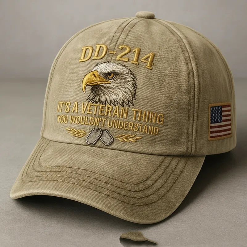 VETERAN EMBROIDERED CAP
