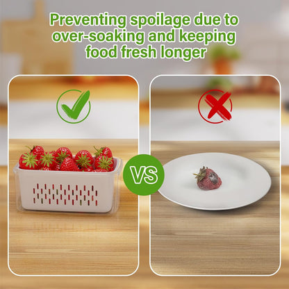 🍓Food Storage Containers- Transform Your Messy Fridge into an Organized Oasis! 🧊✨