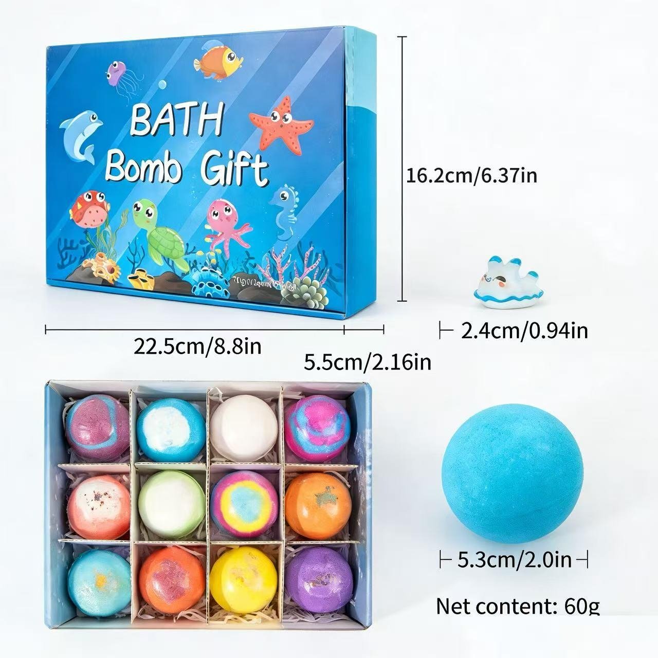 🔥LAST DAY 49% OFF - 🛁 Natural Bath Bombs for Kids with Mega Bubbles & Surprise Inside 🥚✨ Same as in the video