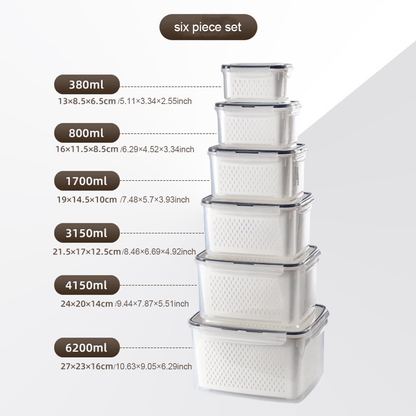 🍓Food Storage Containers- Transform Your Messy Fridge into an Organized Oasis! 🧊✨