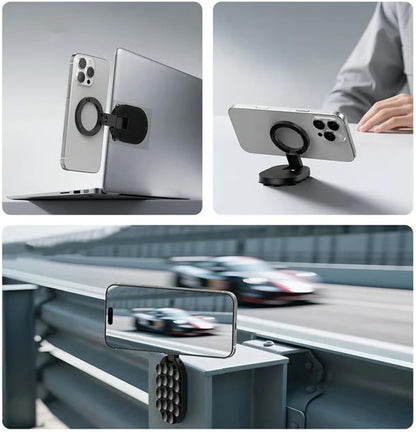 🔥 3-in-1 Suction Magnetic Phone Holder