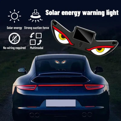 💥LAST DAY 70% OFF-🚗LaozikTM Car Rear Window Dynamic LED Display – Vampire Devil Eye Emoji Panel, Auto Decorative Light