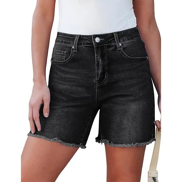 Women's Trendy Leopard Print High-Rise Denim Shorts 2