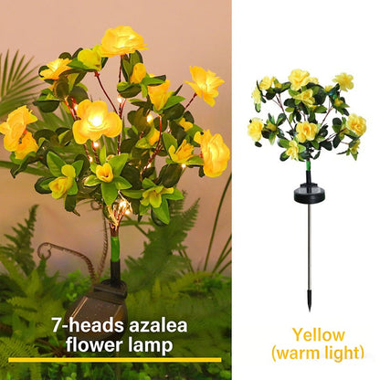 🌸✨Memorial Garden Bloom Lights – Featuring Ultra-Realistic Artificial Petals, Solar-Powered & Weatherproof🏡🌪️