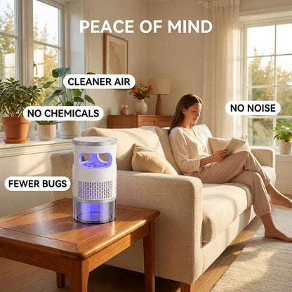🦟Indoor Flying Insect Trap 🏡Quiet UV Mosquito & Gnat Catcher-